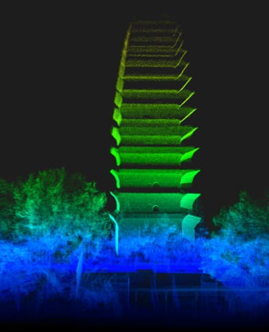 Trion S1 3D LiDAR Scanner applied in Facility Digitalization